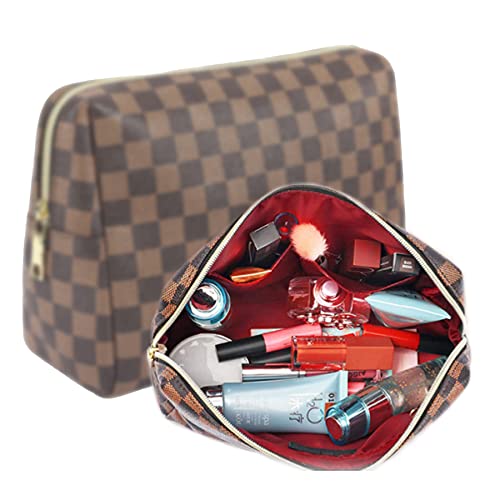 Makeup Bag Cosmetic Bag for Women Cosmetic Travel Makeup Bag Large Travel Toiletry Bag for Girls Make Up Bag Brush Bags Reusable Toiletry Bag Halloween Christmas Gift (U.S. Local Delivery)