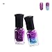6MLThermal Change Color Nail Polish, Mosunx(TM) Temperature Chameleon oak Off Nail UV LED Polish Gel (Purple K)