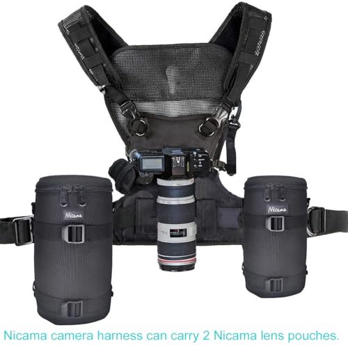 Housse objectif Nicama LB3 imperméable pour objectifs Canon Nikon Tamron
