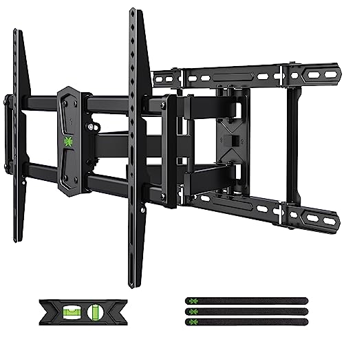 USX Mount Full Motion TV Wall Mount 42-84 TVS Fits 16 18 or 24 Studs Heavy Duty TV Mounts Bracket with Dual Articulating Arms Tilt Swivel Extension Max VESA 600x400mm Weight Capacity 110lbs
