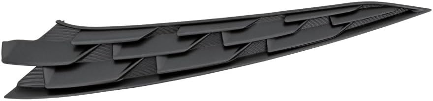 For Kia K5 2021 2022 Grille Extension Driver And Passenger Side | Pair | Below Headlight | EX/LX/LXS | Plastic | Dark Gray | KI1212100, KI1213100 | 191275905449, 863A5L3000, 191275905456, 863B5L3000