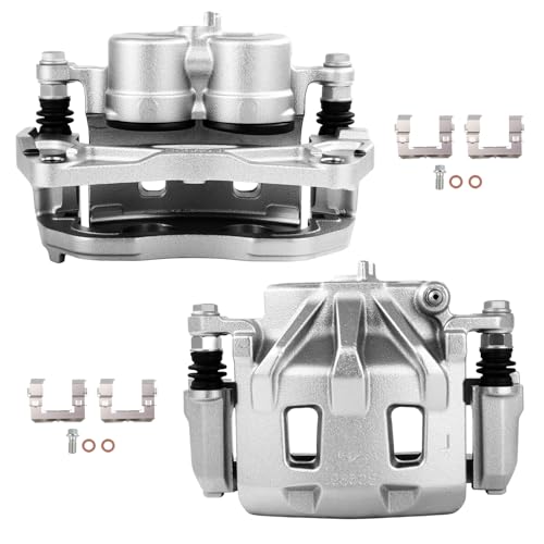 Image of SCITOO 19B3349 19B3348 Front Left & Right Disc Brake Calipers Assembly w /Bracket For Subaru For B9 Tribeca /For Forester /For Legacy /For Outback /For Tribeca /For WRX