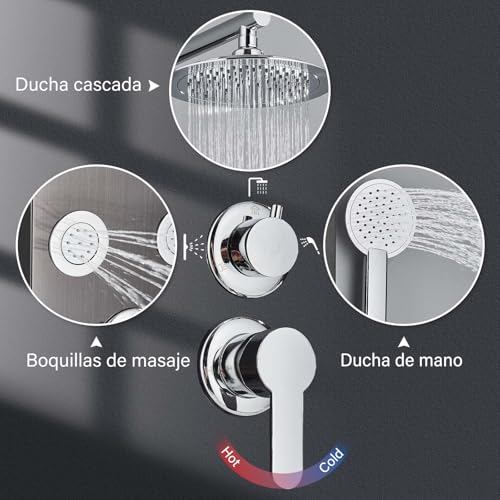 La mejor comparación de Regadera de columna Top diez. 18 La mejor comparación de Regadera de columna Top diez. 18