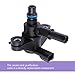 Dogary Car Vapor Canister Purge Valve, Evaporative Emission Purification Valve, EVAP Component OEM# 9U5Z9C915AB AU5Z-9C915-B 9U5Z-9C915-A, Compatible with Ford Mustang Lincoln (Black)