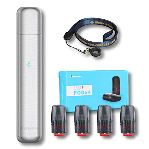 Vaporbucks Frees Pod Kit �X�^�[�^�[�L�b�g �d�q�^�o�R �x�C�v vape + �����p�J�[�g���b�W�i4����j�A�l�b�N�X�g���b�v�Z�b�g (Metal)