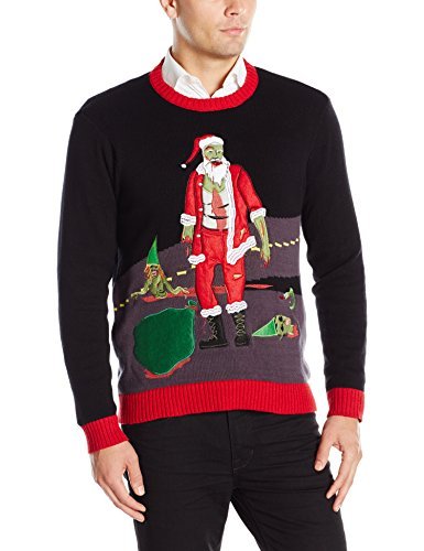 Blizzard Bay Men's Sumo Santa Ugly Christmas Sweater