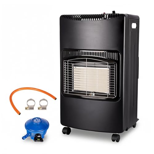 Straame Indoor Gas Heater 4.2KW Portable Compact & Efficient Heating Solution for Home Garage and Office Safe Adjustable Energy-Efficient Ideal for Small Spaces