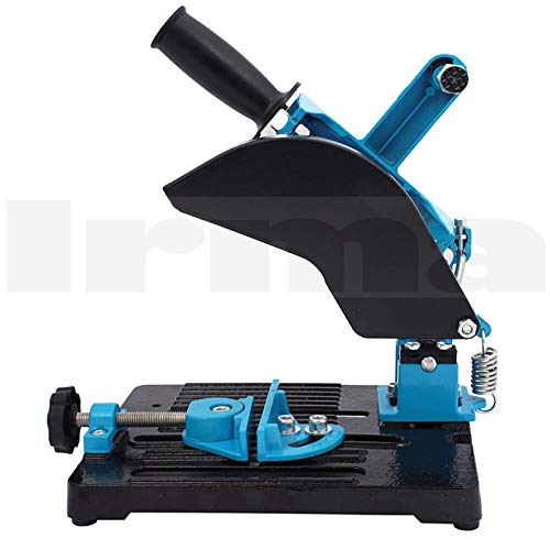BSD Supporto per Smerigliatrice Angolare 115/125mm - Supporto per Troncatura per Smerigliatrice Angolare, Base in Ghisa con Morsetto