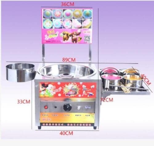 Upgrade Fancy Art Cotton Candy Machine Stainless Steel Gas Cotton Candy Machine image 2
