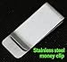 YOFAN Small Men's Slim Money Clip, Stainless Steel Credit Business Card Holder, Pocket Cash Wallet, 2-Inch