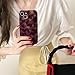 XQAGU Cute Phone Case for iPhone 14 Pro Max Case Amber Leopard Full Camera Protective Slim Shockproof Aesthetic-Brown Amber