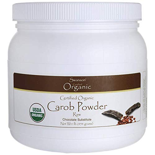 Swanson Certified Organic Carob Powder 1 lb (454 g) Pwdr