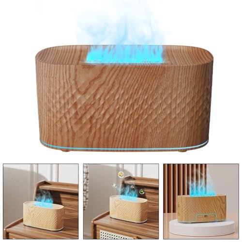 Difusor aromático eléctrico con luces nocturnas y apagado auto miniatura 2