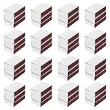 TOBBOMEY 50 Cajas Vacías para Cerillas de Papel white de Tamaño Pequeño 2,24 X 1,4 X 0,6 Pulgadas Rascador y Protección contra Golpes, para Manualidades y Camping