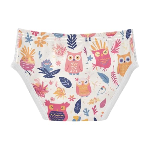 KLL Cute Owl Animal Hawaiian Boys Toddler Pure Cotton Underwear Cute Children Panties2