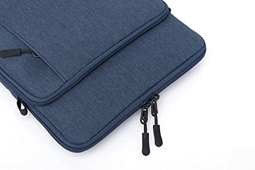 Image of SWOOK 13 inch Laptop Sleeve Case 13.3 Compatible with New MacBook Air M1 A2337 A2179 A1932 2018-2021| MacBook Pro A2338 M1 A2251 A2289 A2159 A1989 A1706 A1708|XPS Surface Pro ThinkPad Envy Swift 3 - Navy blue