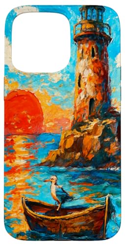 Lighthouse Sea Seagull - �C�ヂ�`�[�t �X�}�z�P�[�X iPhone 15 Pro Max �p
