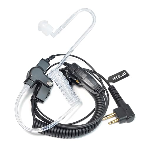 Auriculares de vigilancia acústica HYS con micro PTT para Motorola CLS1413 CP110 GP2000