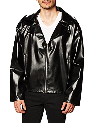 Forum Flirtin With The 50S Greaser Jacket, Black, One Size Costume