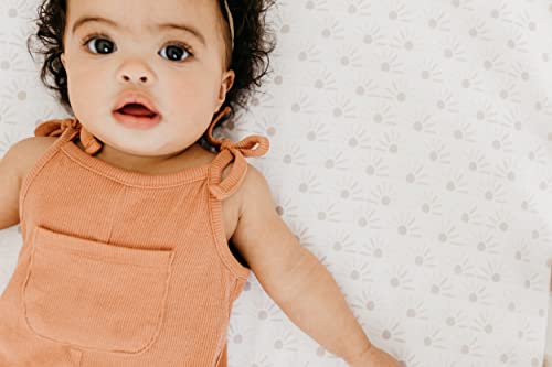 Image of Copper Pearl Premium Knit Baby Crib Sheets for Boys and Girls Breathable and Soft, Fitted Crib Sheets for Standard Baby Mattresses, Crib Sheet for Registry or Shower Gift, Shine