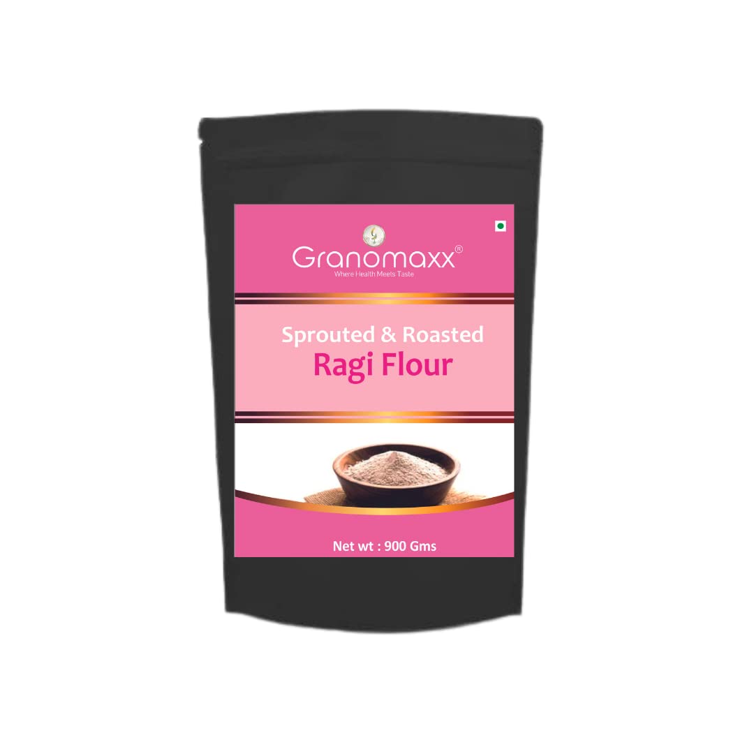 Granomaxx Ragi Flour/Sprouted&Roasted Ragi Flour 900Gm,Gluten Free&Naturally Proteins Atta For Weight Loss/For Babies&Adults(Pack Of 1) (B0C2Q4JM49) Amazon Price History, Amazon Price Tracker