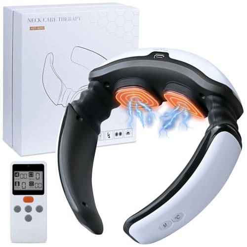 Auxoliev 2 Neck Massager with Heat - 10 Modes, 50 Intensity