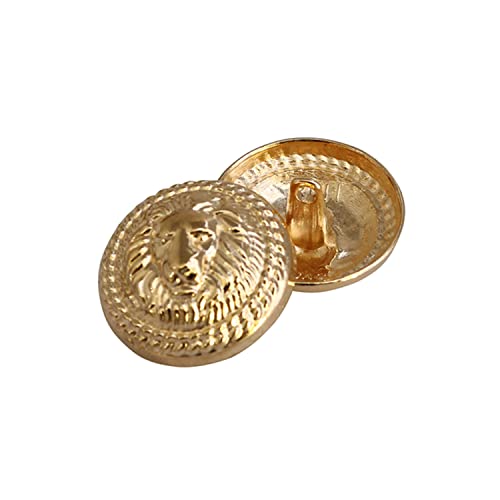 Metal Blazer Button Yyangz 10Pcs 25Mm 3D Lion Head Gold Vintage Antique Metal Blazer Button For Blazer, Suits, Sport Coat, Uniform, Jacket #TOP1