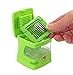Kitchen Innovations Garlic-A-Peel Garlic Press, Crusher, Cutter, Mincer, and Storage Container - Includes Silicone Garlic Peeler - Easy to Clean - Stainless Steel Blades – (Green), standard