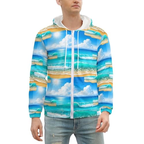 Sudadera con capucha casual para hombre con bolsillos miniatura 2