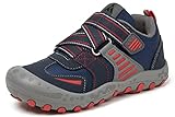 Mishansha Kinder Turnschuhe Mädchen rutschfest Wanderschuhe Jungen Fitnessschuhe Blau 38