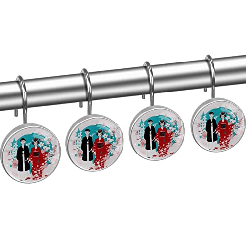 Crochets de rideau de douche Vector en acier inoxydable résistant - 3