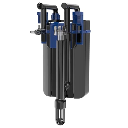 3-Second Hang-On Aquarium Filter 10-35 Gal, 7W, 105GPH