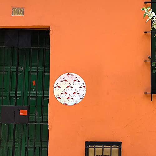 Vogel Flamingo Wildlife Snavel Ronde Metalen Tin Teken Geschikt voor Thuis en Keuken Bar Cafe Garage Muur Decor Retro Vintage Custom Muur Tin Plaque 12'' - Image 4