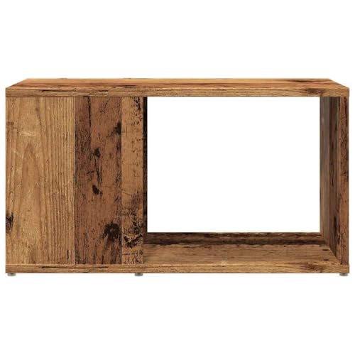 Meuble TV en bois ancien compact pour optimiser vos petits salons