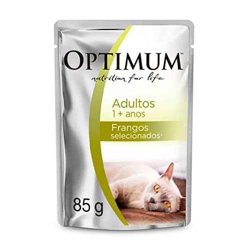 Alimento Úmido Optimum Gatos Adultos Frango 85g