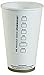 Doctor Plenty [50 Sets] Disposable Coffee Cups with Lids (16oz Grande) - To Go Hot Cocoa Cup, White Paper, Hot Chocolate Bar Supplies - By Dr. Variety