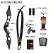 Sanlida Hermit 10 ILF Hunting Recurve Bow Kit for Adults 60