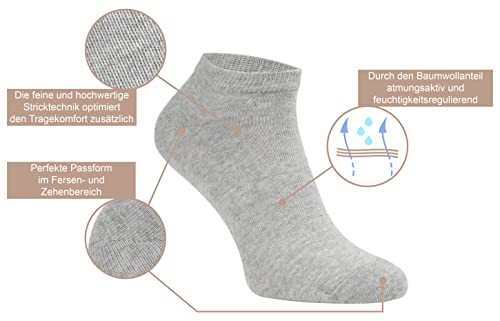 Sneaker Socken von Paolo Renzo für Damen und Herren
