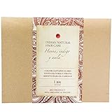 Henna, índigo y amla - Color castaño claro - Tinte natural y tratamiento para el cabello - En polvo (1kg)