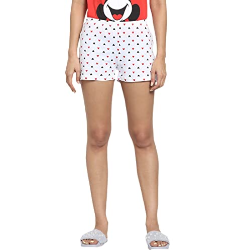 Image of Bewakoof Women Geometric Print T-Shirt & Shorts Set