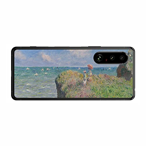 ClearView(�N���A�r���[) Sony Xperia 5 III�p �w�� �ی� �t�B���� ����v�����g �N���[�h�E���l �i Claude Monet) �v�[�����B���̒f�R�̏�̎U��