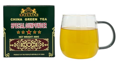 SRILUXE Premium Gunpowder Loose Leaf Green Tea