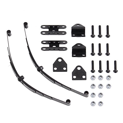 INJORA RC Car Spring Suspension Bar Leaf Spring Suspension Steel Bar for 1:10 RC Rock Crawler D90 Axial SCX10 F350