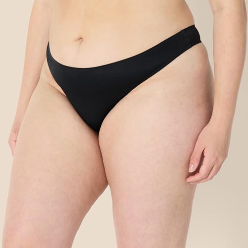 Image of Amazon Essentials Women's Seamless Breathable Thong Underwear, Bonded Stretch, Pack of 4