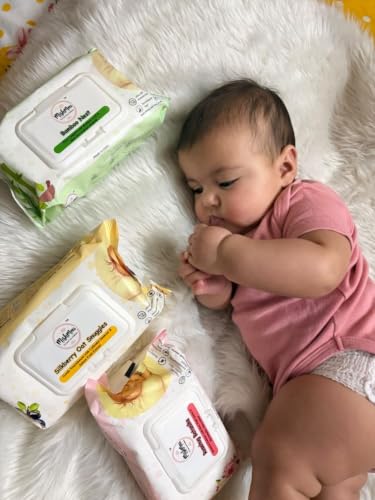 Image of Premium Baby Wipes Combo Pack | Bamboo & Botanical | Baby Wet Wipes for Sensitive Skin | Alcohol Free, Paraben Free & Gentle Cleansing | Eco-Friendly Wipes for Newborns & Babies | Silkberry Oat Snuggles, Bamboo Nest, and Rosehug Botanika