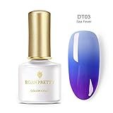 Born Pretty 10ml Nail Art 3 Colors Thermal UV Gel Polish Temperature Color Changing Soak Off UV LED Polish #3