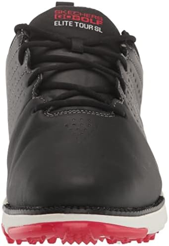 Skechers mens Elite Tour Sl Waterproof Golf Shoe, Black/Red, 11 US | Image 1