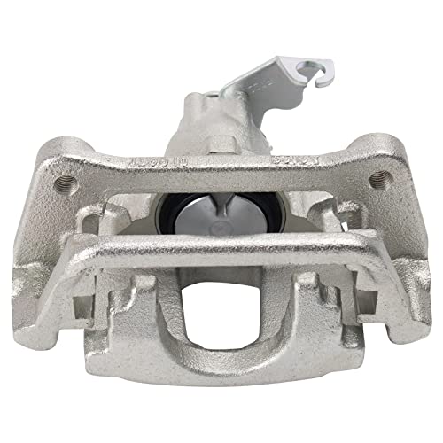 Image of TRQ Rear Left Brake Caliper with Mounting Bracket Driver Side