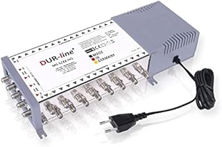 DUR-line MS 5/6 G-HQ Multiswitch - SAT for 6 Subscribers/TV - with Power Saving Power Supply - Made in Germany - Multiswitch [Digital, HDTV, FullHD, 4K, UHD]