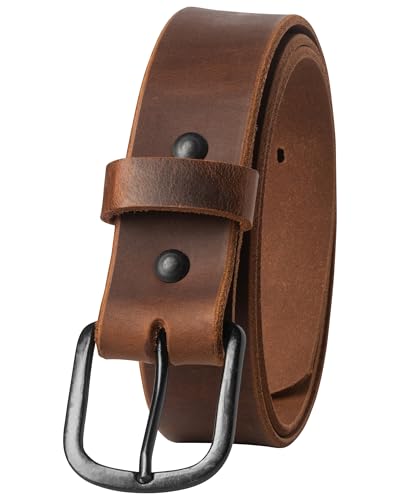 American Made Men's Belt | Cinturones Para Hombre | Mens Brown Belt Men Size 34